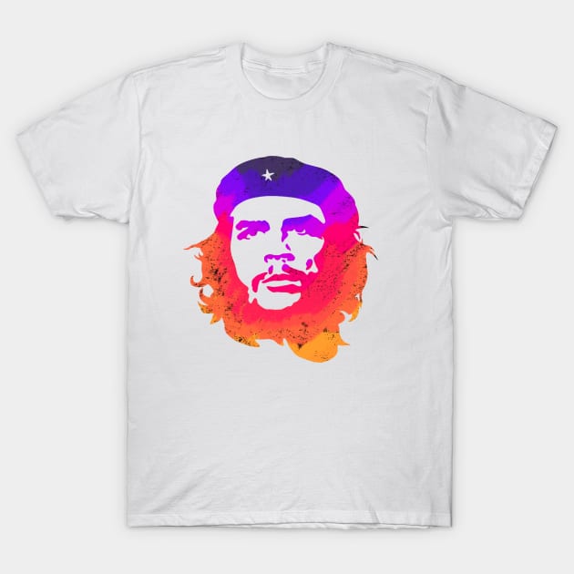 Rainbow Che T-Shirt by Golden Eagle Design Studio